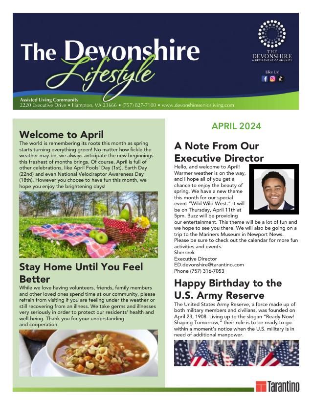 Assisted Living Current Newsletter